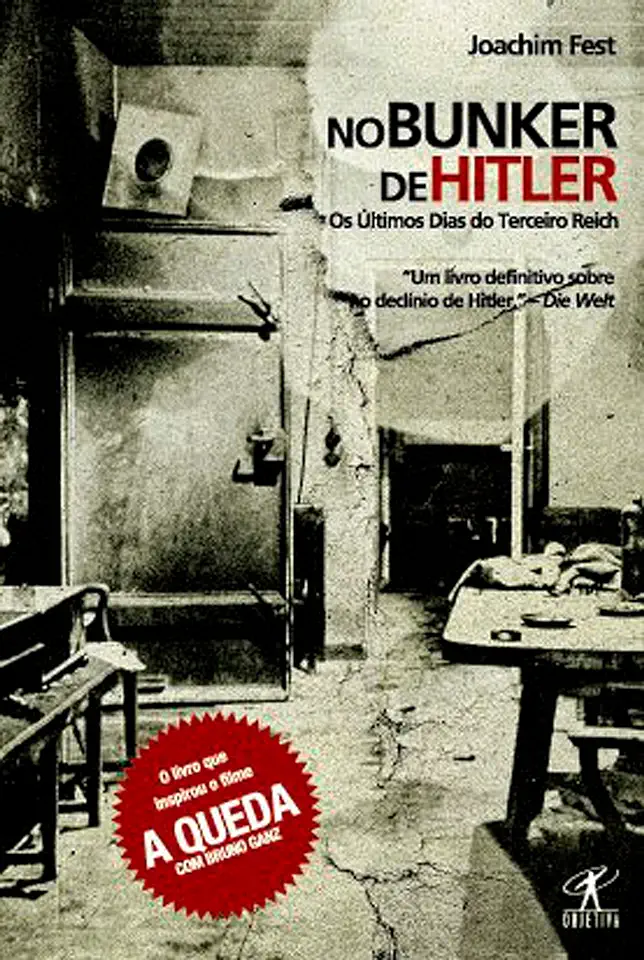 Capa do Livro No Bunker de Hitler - Joachim Fest