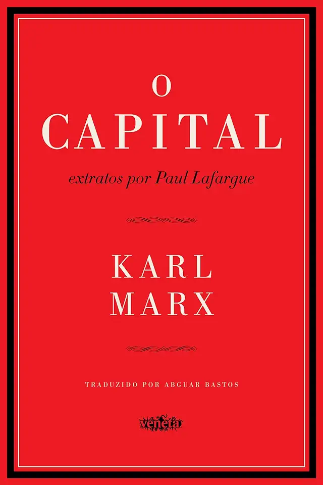 Capa do Livro O Capital - Marx