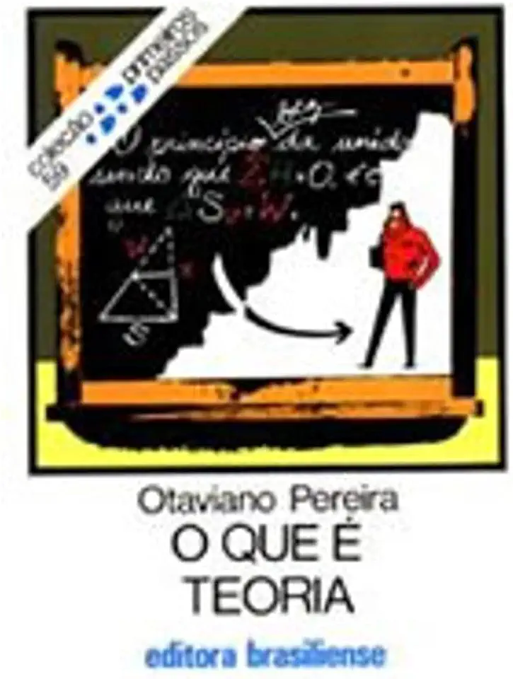 Capa do Livro O Que é Teoria - Otaviano Pereira