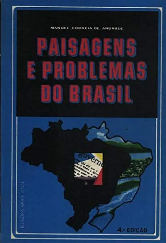 Capa do Livro Paisagens e Problemas do Brasil - Manuel Correia de Andrade