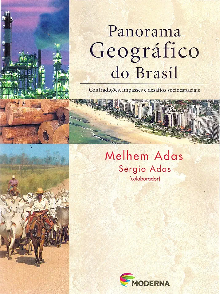 Capa do Livro Panorama Geografico Brasil Ed4 - ADAS, MELHEM