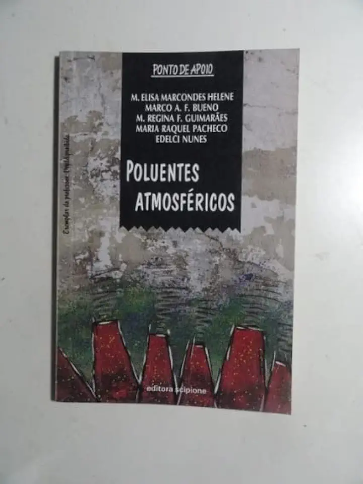 Capa do Livro Poluentes Atmosféricos - M. Elisa Marcondes Helene e Outros