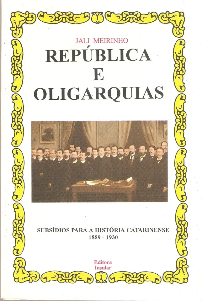 Capa do Livro República e Oligarquias - Jali Meirinho