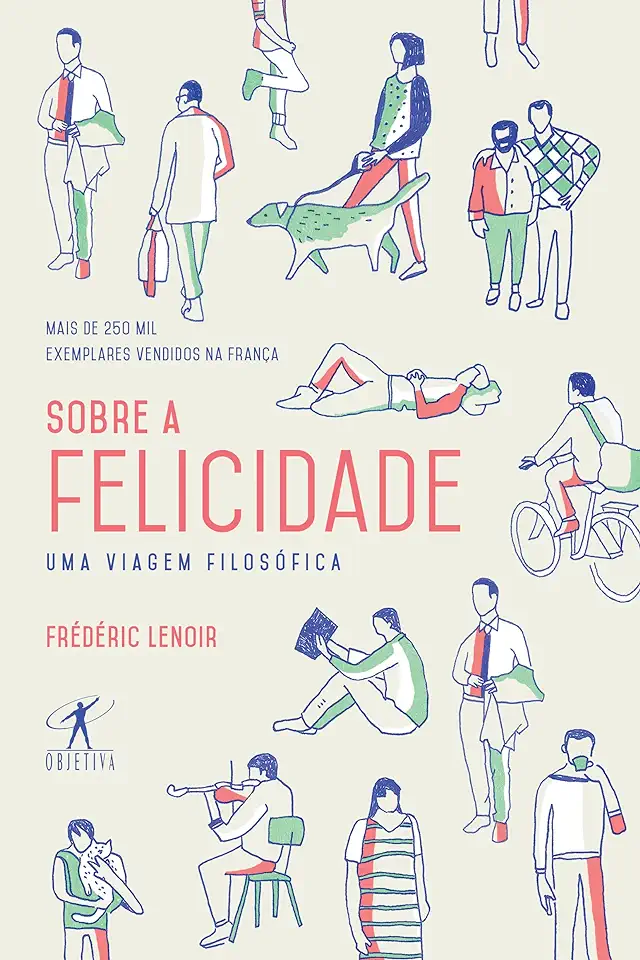 Capa do Livro Sobre a Felicidade - Frederic Lenoir