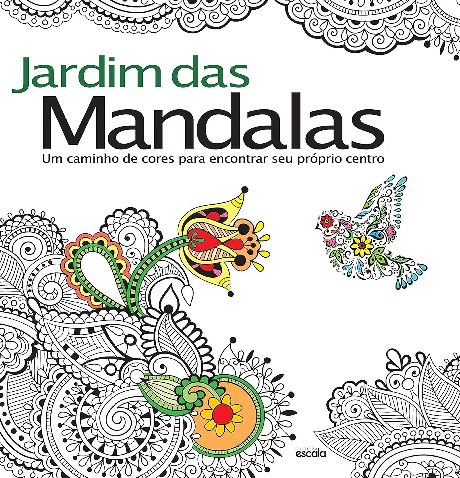 Capa do Livro Jardim das Mandalas - Escala