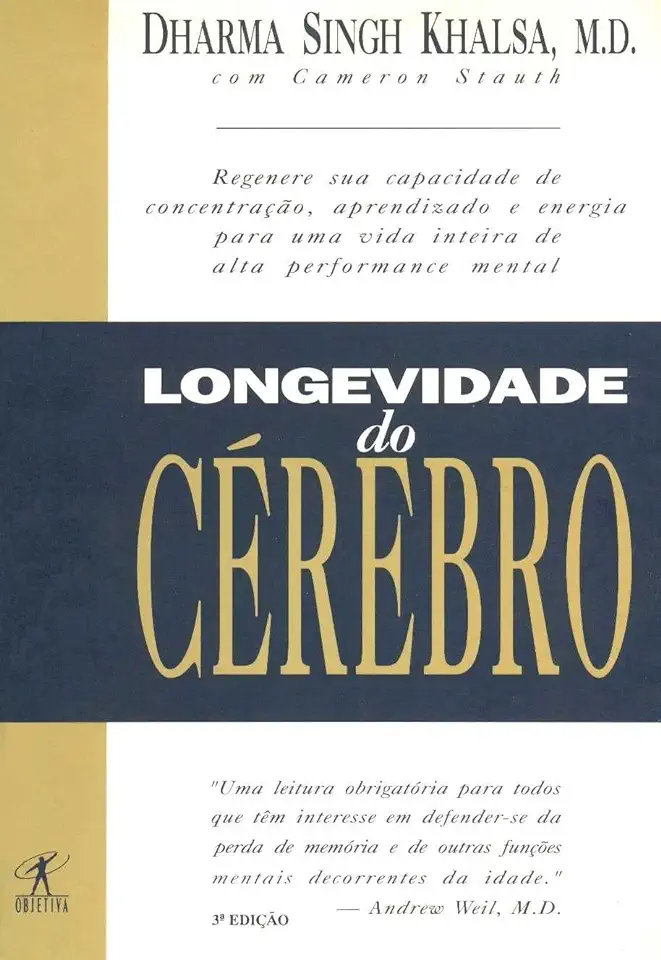 Capa do Livro Longevidade do Cérebro - Dharma Singh Khalsa