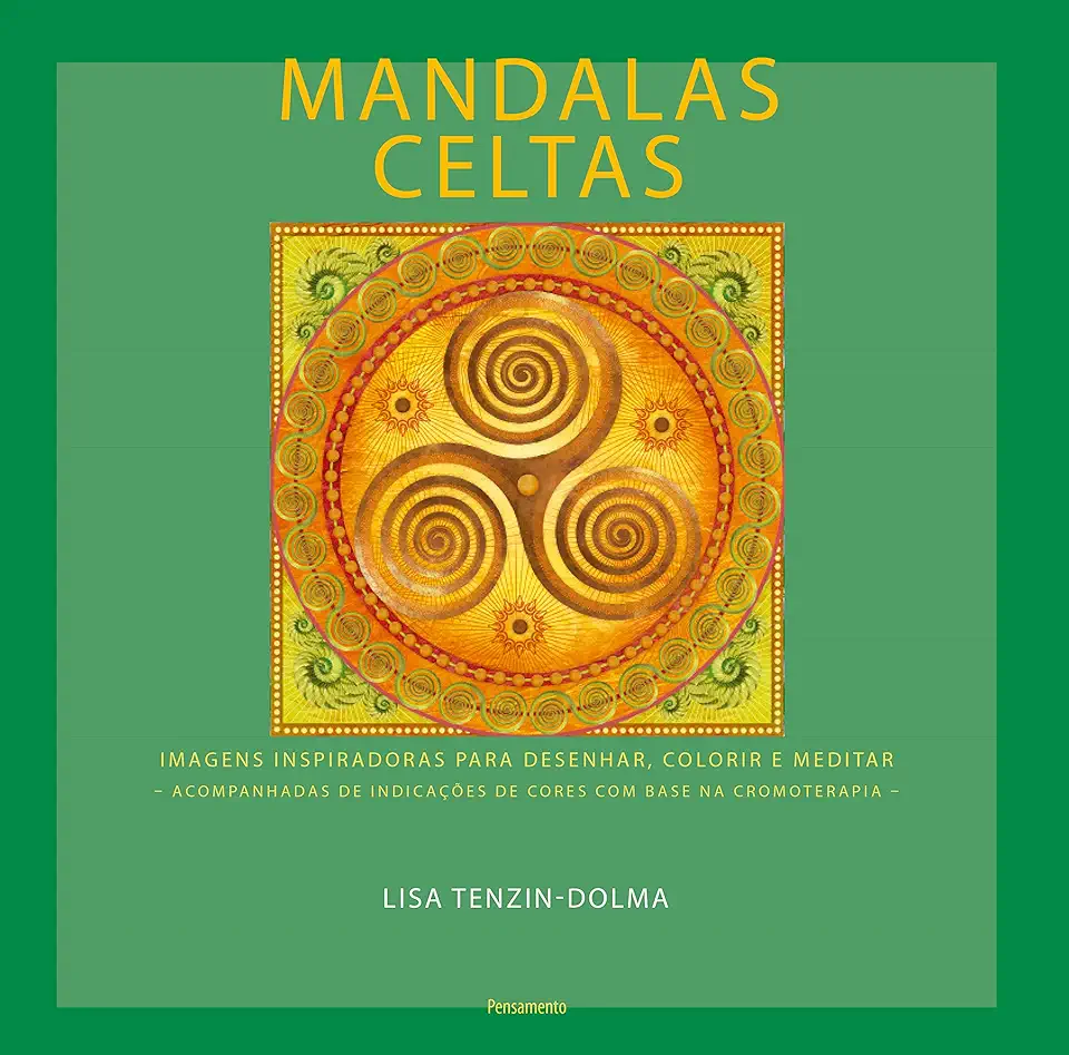 Capa do Livro Mandalas Celtas - Tenzin / Dolma Lisa