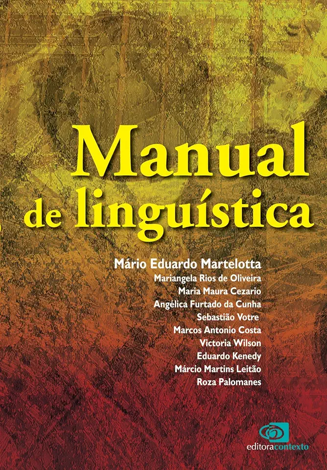 Capa do Livro Manual de Linguística - Mario Eduardo Martelotta