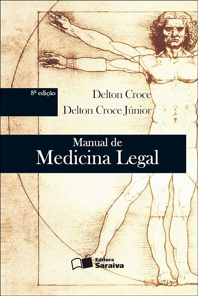 Capa do Livro Manual de Medicina Legal - Delton Croce e Delton Croce Júnior