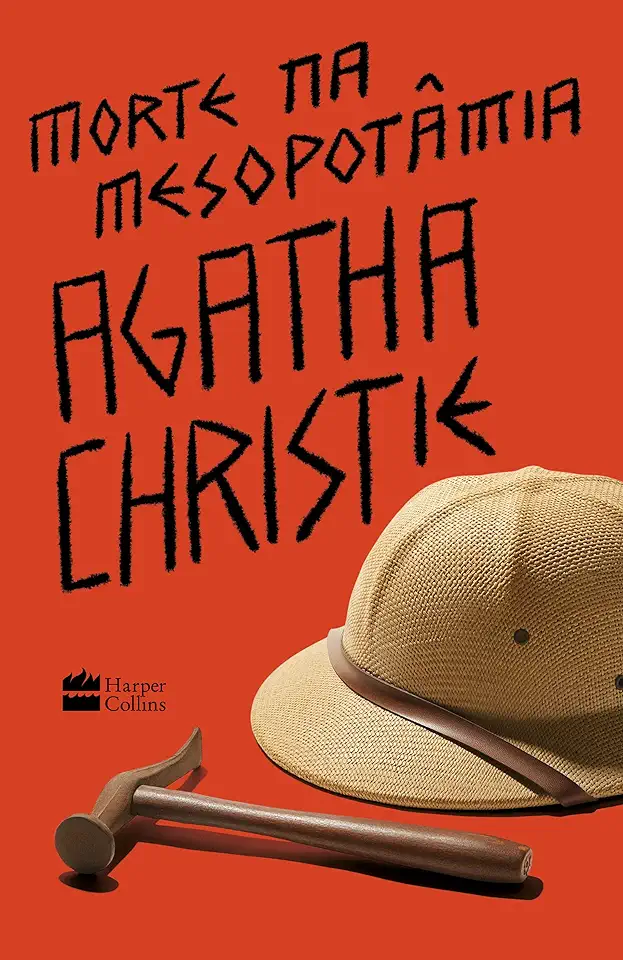 Capa do Livro Morte na Mesopotâmia - Agatha Christie