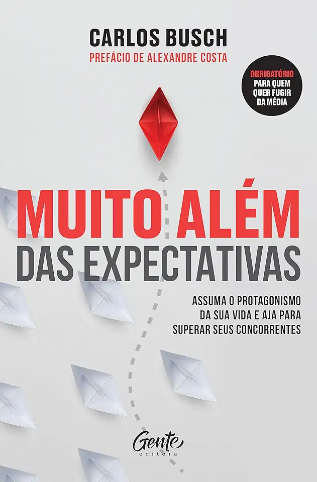 Capa do Livro Muito além das expectativas - Busch, Carlos