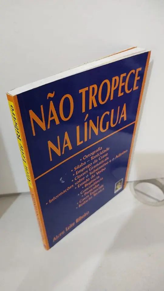 Capa do Livro Não Tropece na Língua - Alceu Leite Ribeiro