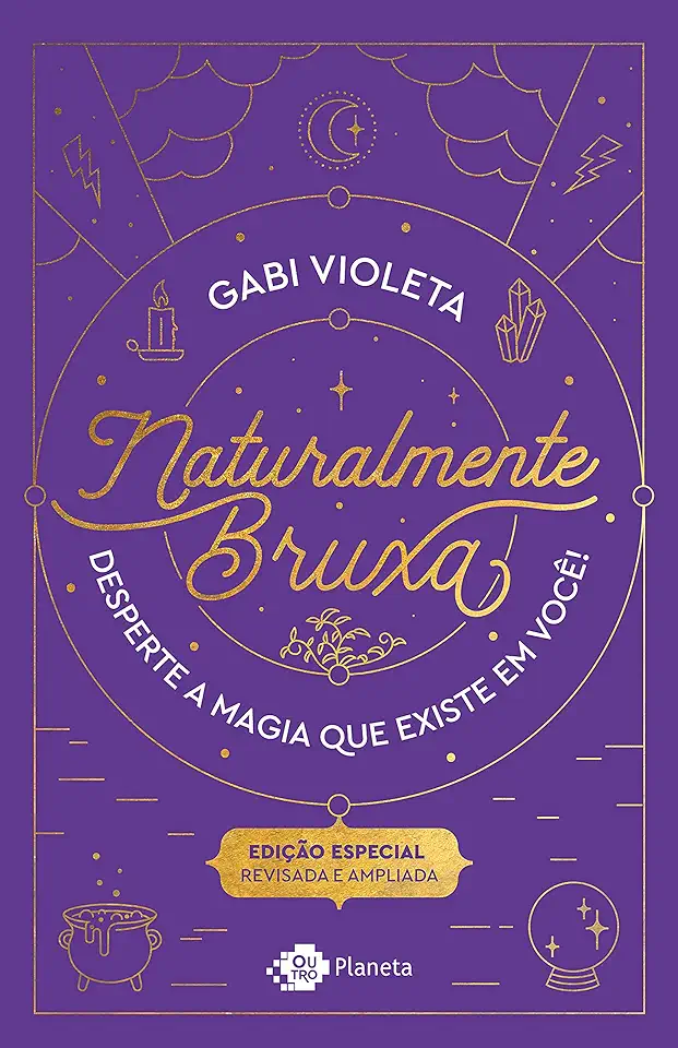 Capa do Livro Naturalmente bruxa - Violeta, Gabi