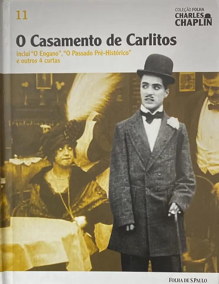 Capa do Livro O Casamento de Carlitos - Charles Chaplin