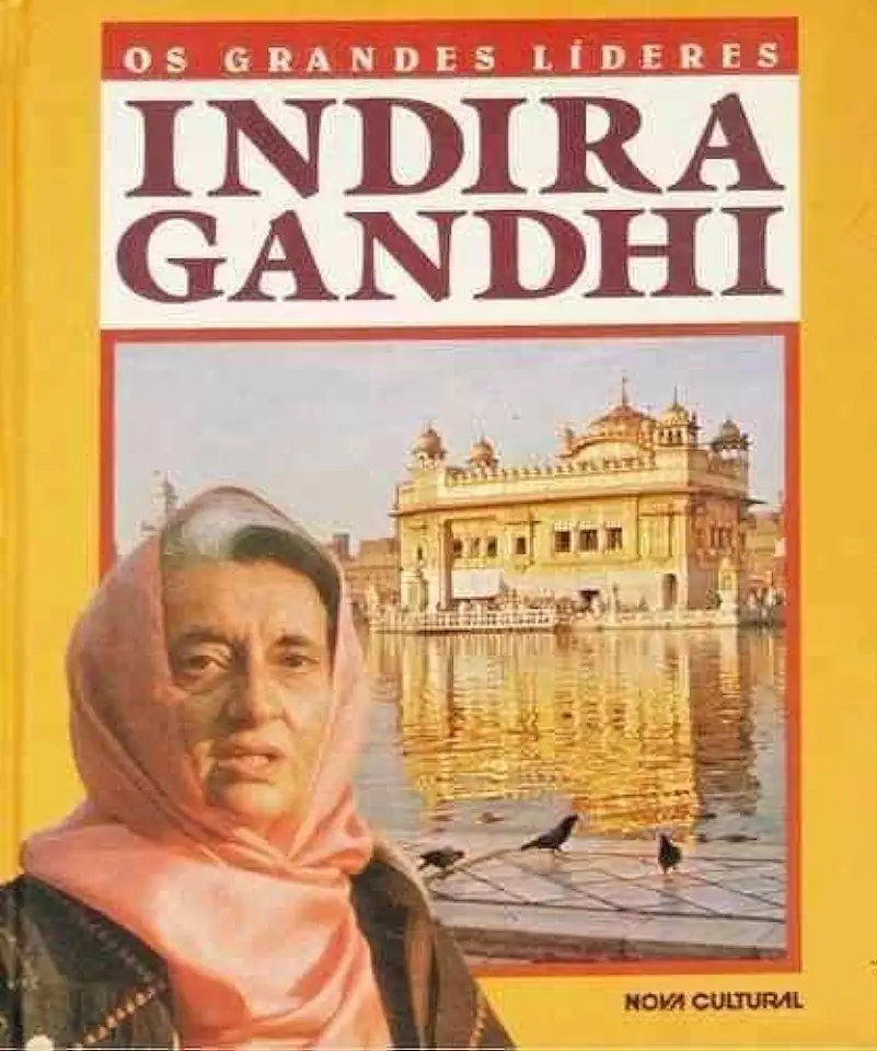 Capa do Livro Os Grandes Líderes - Indira Gandhi - Francelia Butler