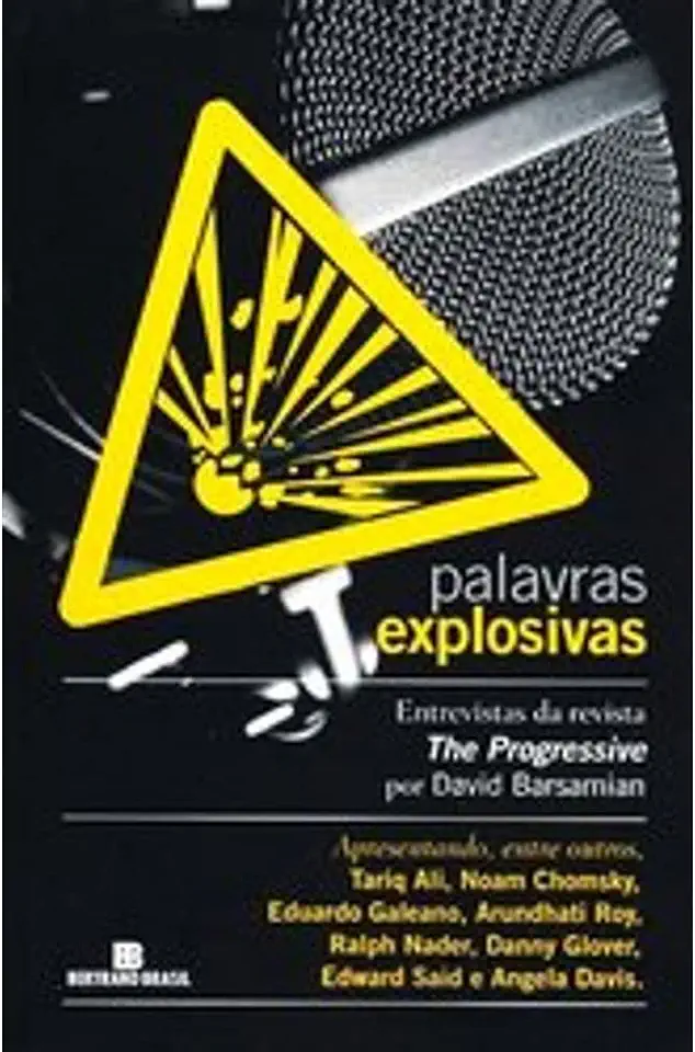 Capa do Livro Palavras Explosivas - David Barsamian