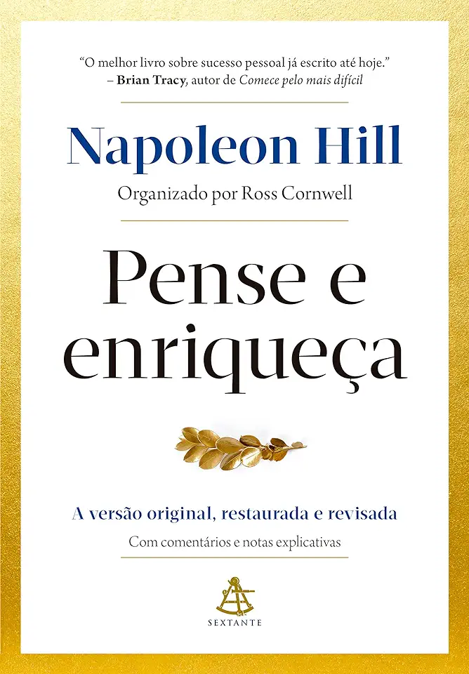 Capa do Livro Pense e Enriqueça - Napoleon Hill