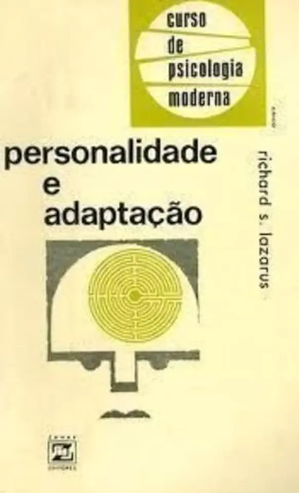 Capa do Livro Personalidade e Adaptação - Richard S. Lazarus