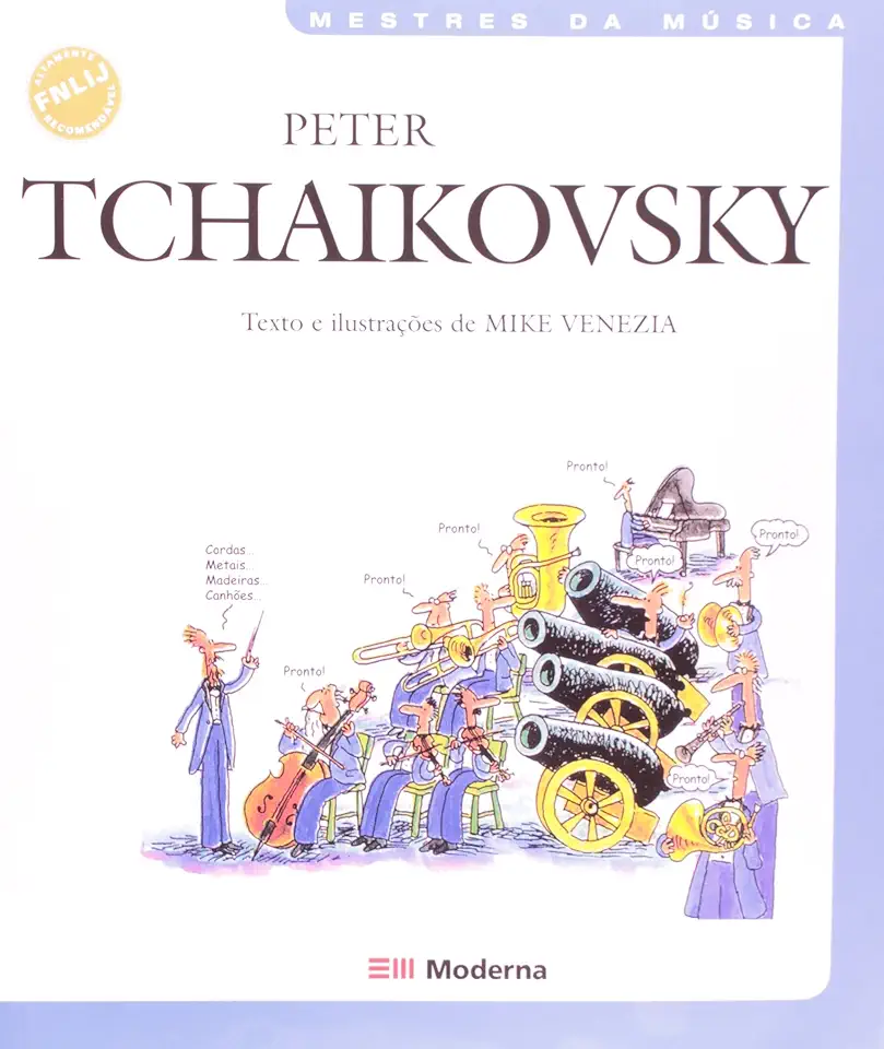 Capa do Livro Peter Tchaikovsky - Mike Venezia