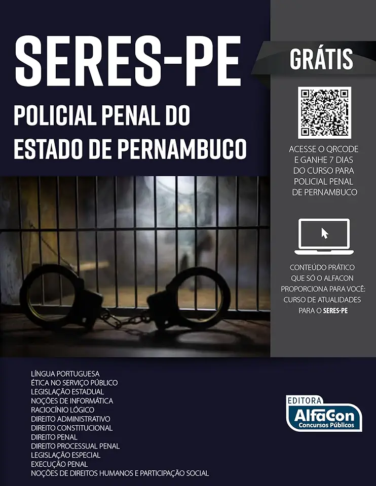 Capa do Livro Policial Penal Do Estado De Pernambuco - Seres Pe - Equipe Alfacon