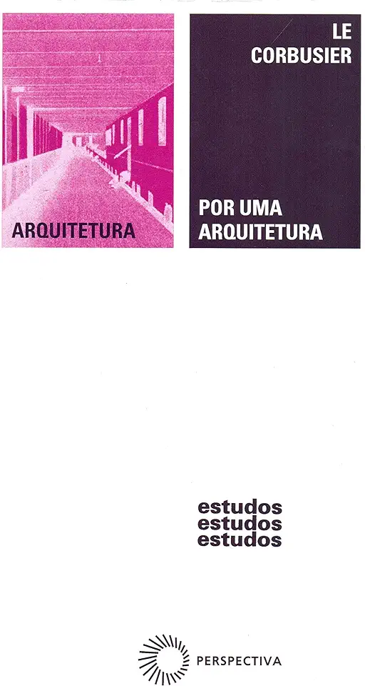 Capa do Livro Por uma Arquitetura - Le Corbusier