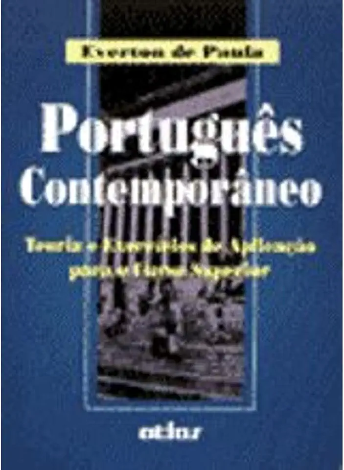 Capa do Livro Português Contemporâneo - Everton de Paula