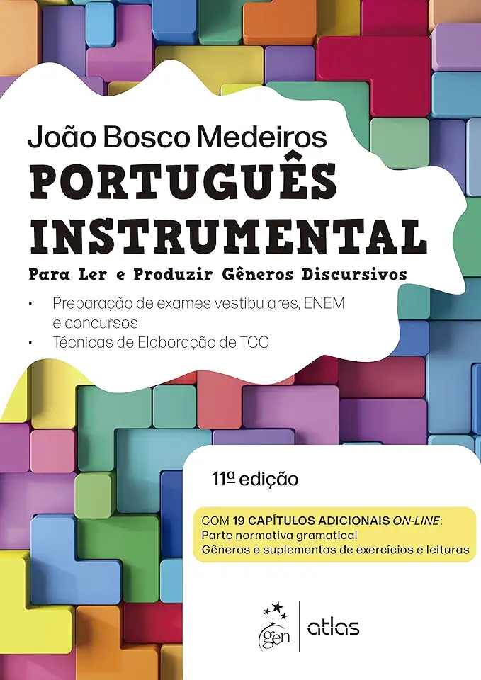 Capa do Livro Português Instrumental - João Bosco Medeiros