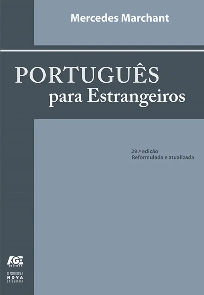 Capa do Livro Português para Estrangeiros - Marchant Mercedes
