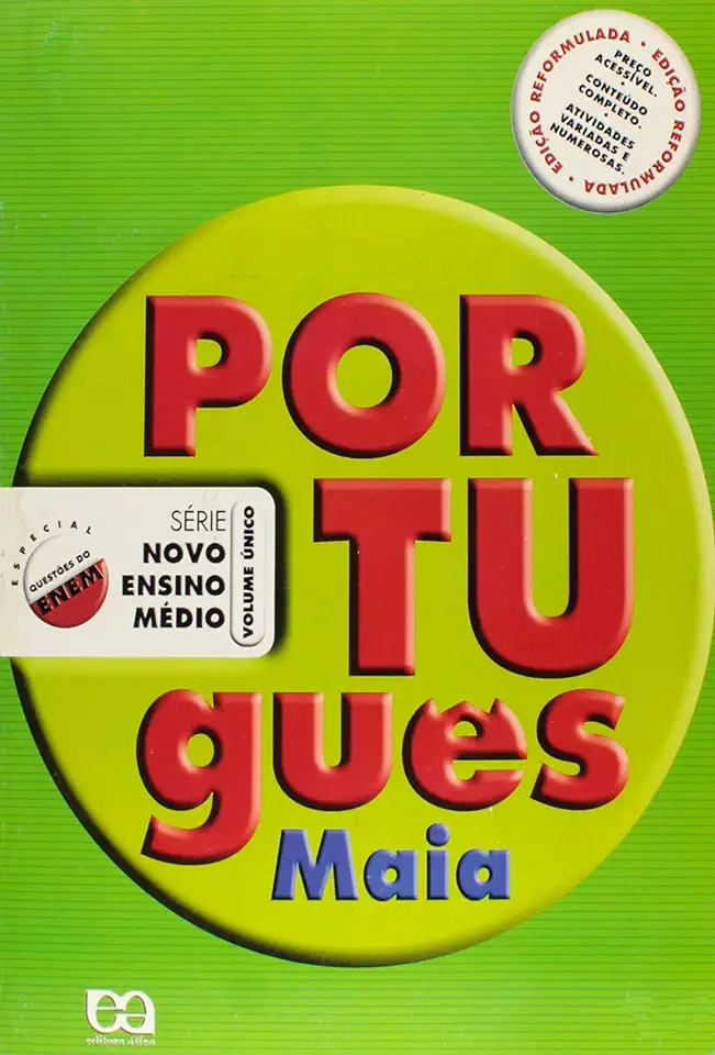 Capa do Livro Português Série Novo Ensino Médio Volume Único - Maia