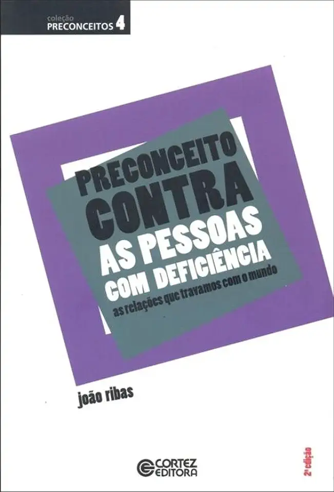Capa do Livro Preconceito Contra as Pessoas Com Deficiência - João Ribas