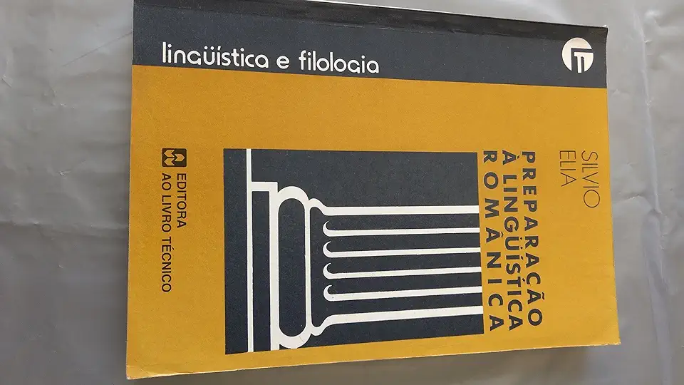 Capa do Livro Preparação à Linguística Românica - Silvio Elia