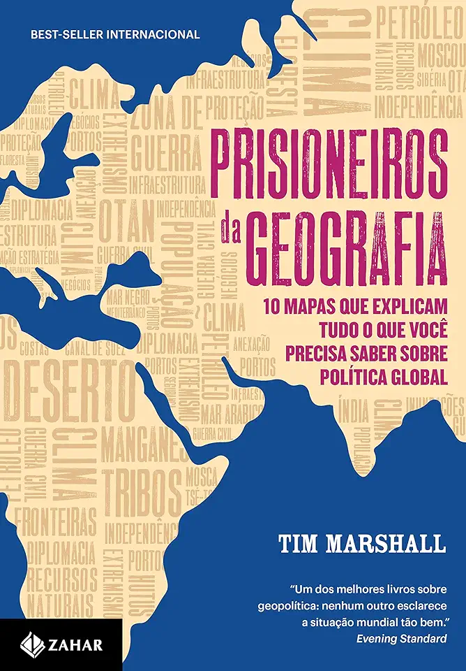Capa do Livro Prisioneiros da geografia - Marshall, Tim