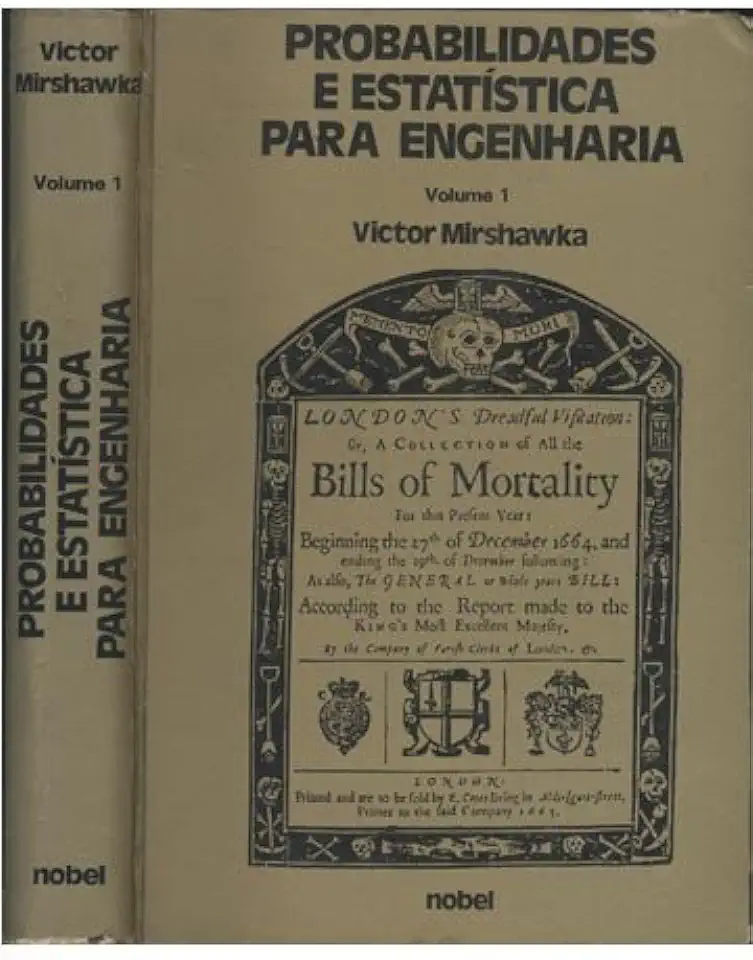Capa do Livro Probabilidades e Estatística para Engenharia - Victor Mirshawka