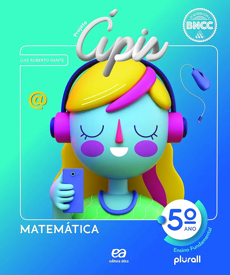 Capa do Livro Projeto Apis Matematica 5 Ano - Luiz Roberto Dante