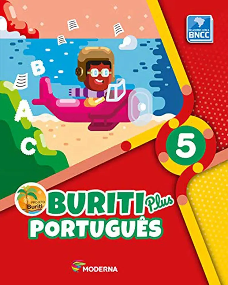 Capa do Livro Projeto Buriti - Português - 5º Ano - Vários