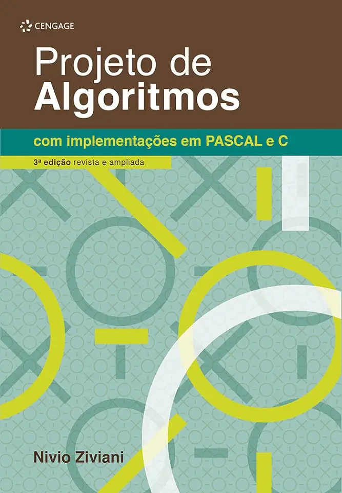 Capa do Livro Projeto de Algoritmos Com Implementações Em Pascal e C - Nivio Ziviani