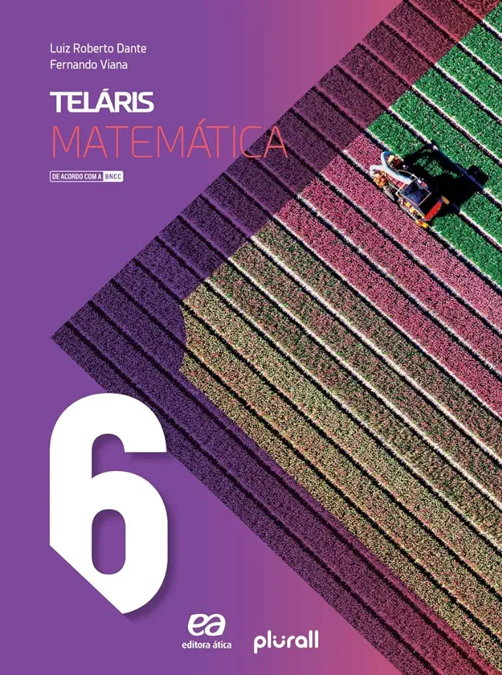 Capa do Livro Projeto Teláris- Matemática-  6° Ano - Luiz Roberto Dante