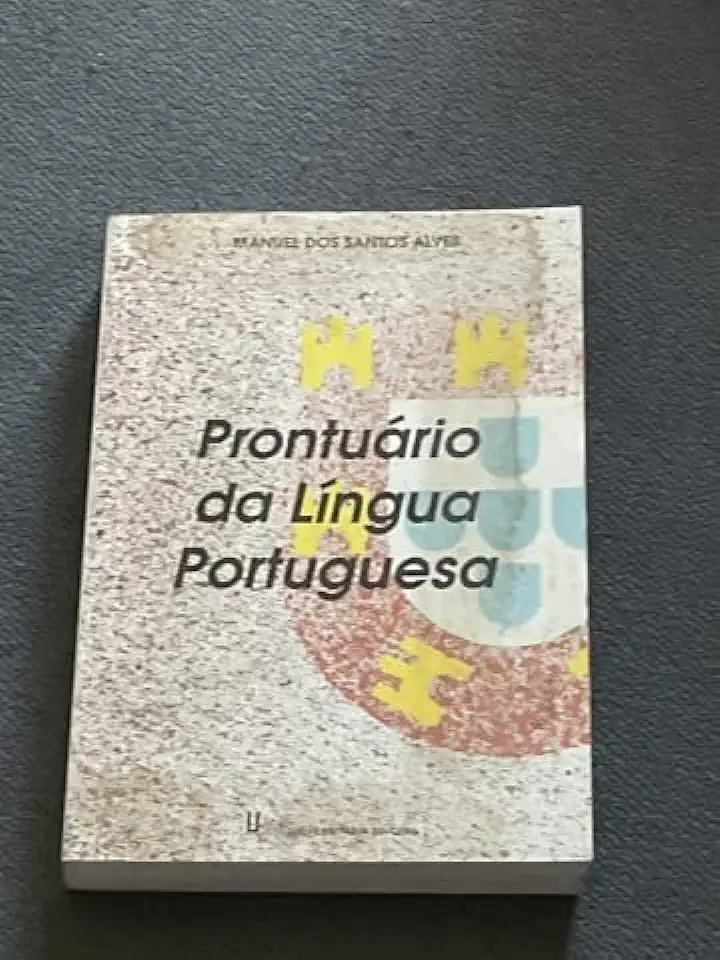 Capa do Livro Prontuário da Língua Portuguesa - Manuel dos Santos Alves