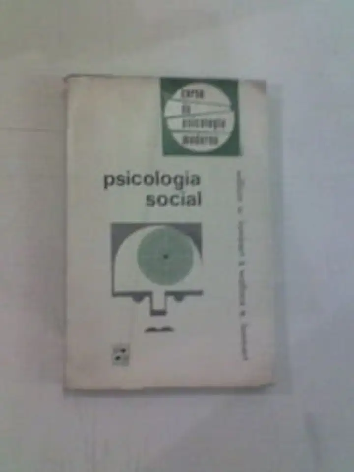 Capa do Livro Psicologia Social - William W. Lambert / Wallace E. Lambert