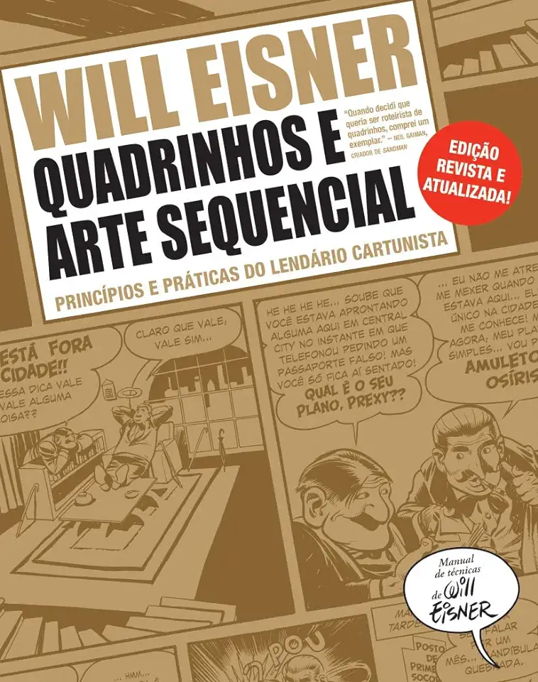 Capa do Livro Quadrinhos e Arte Sequencial - Will Eisner