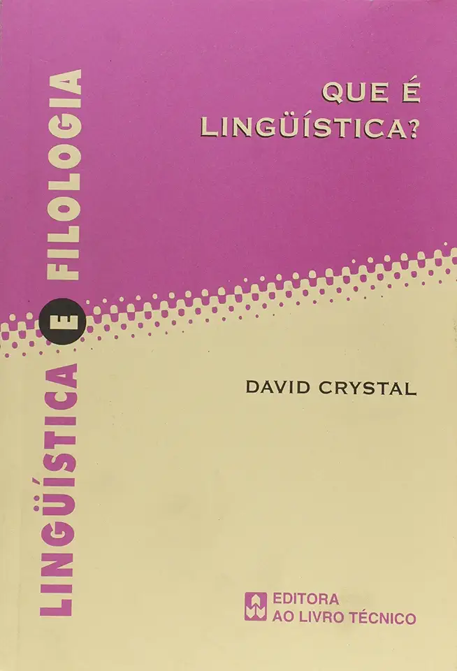 Capa do Livro Que é Linguística? - David Crystal