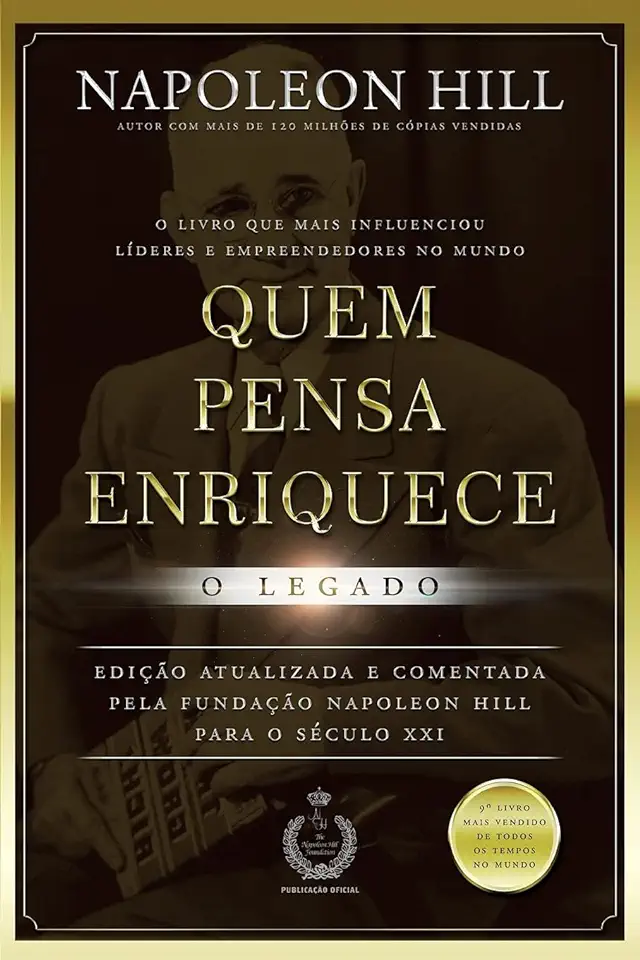 Capa do Livro Quem Pensa Enriquece - Napoleon Hill