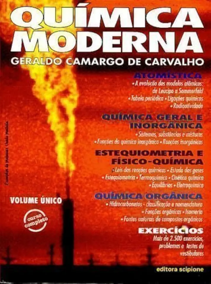 Capa do Livro Química Moderna Volume Único - Geraldo Camargo de Carvalho