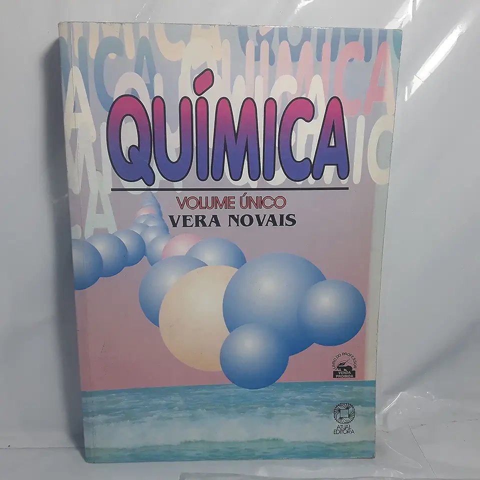 Capa do Livro Química Volume Único - Vera Novais