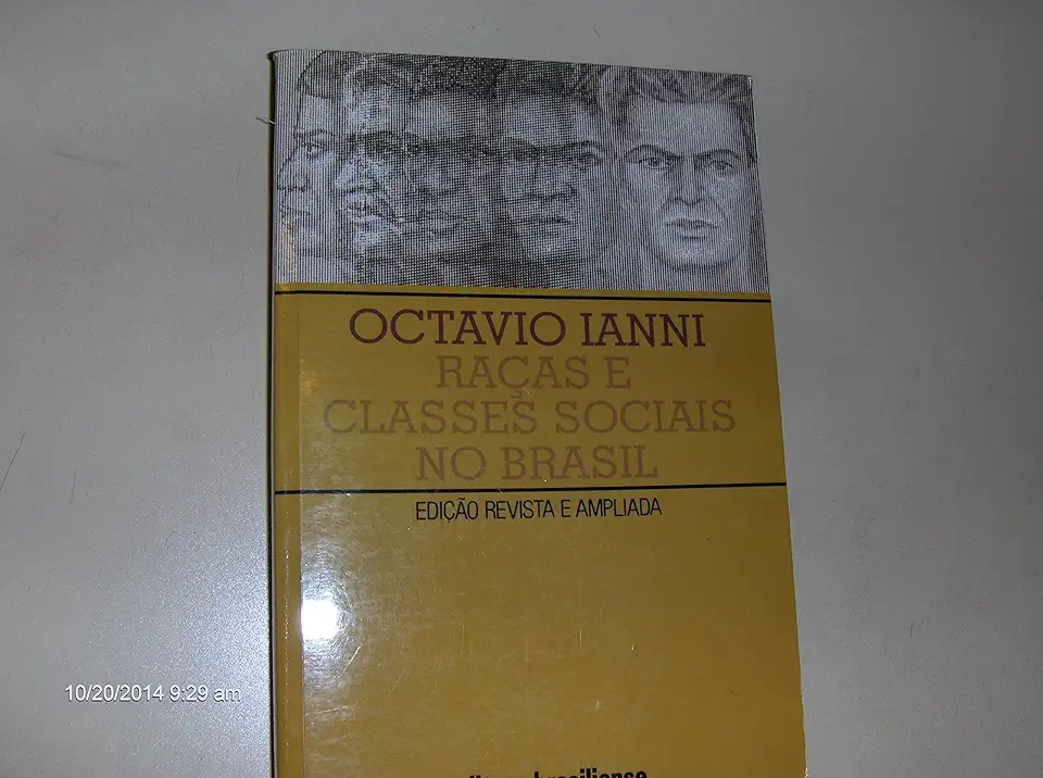 Capa do Livro Raças e Classes Sociais no Brasil - Octavio Ianni