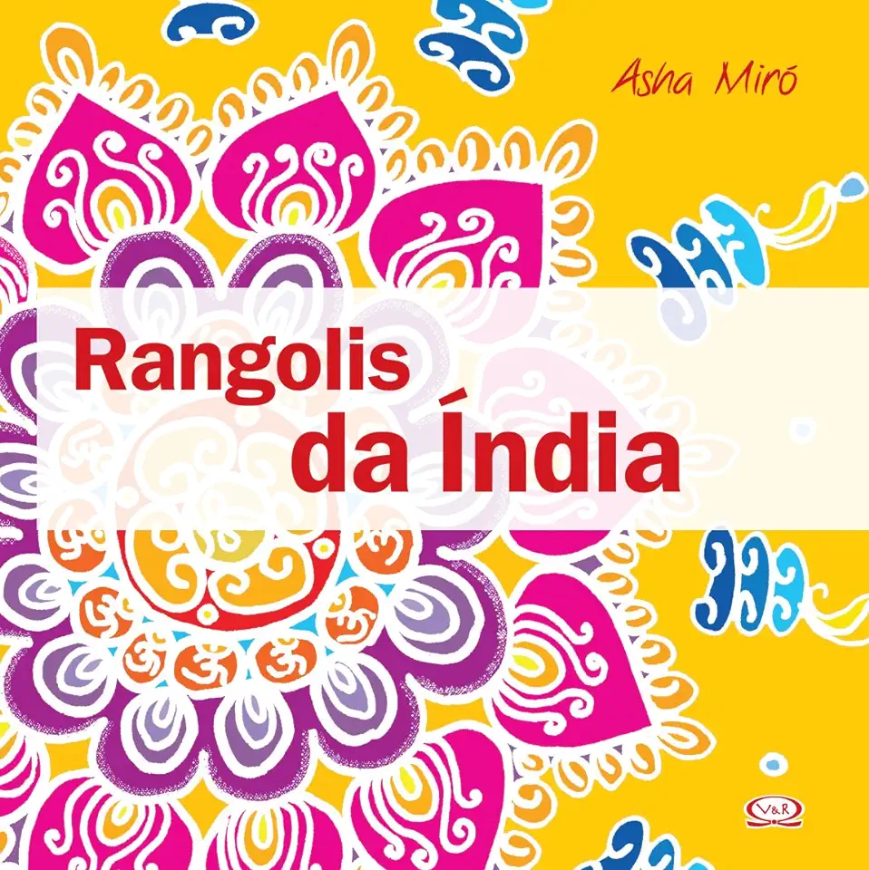 Capa do Livro Rangolis da India - Asha Miró