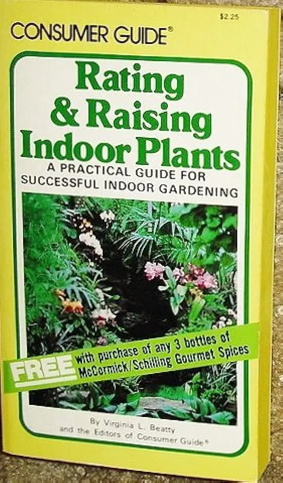 Capa do Livro Rating e Raising Idoor Plants - Consumer Guide