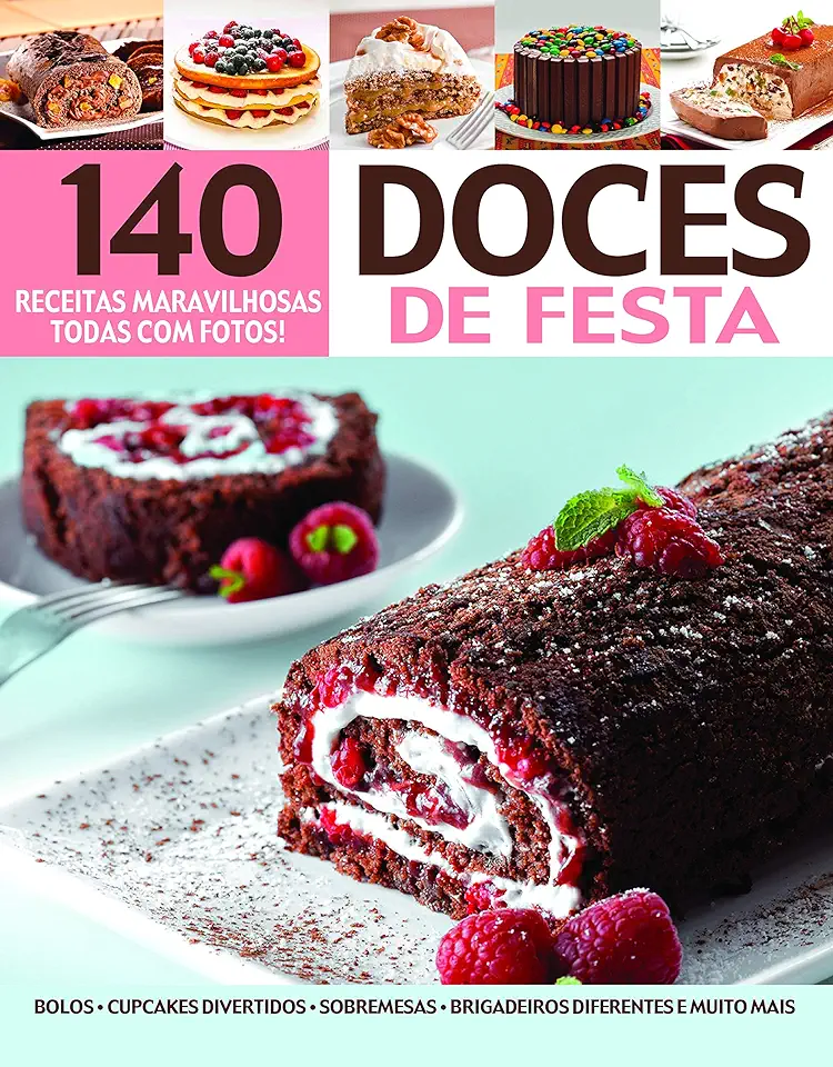 Capa do Livro Receitas Maravilhosas Doces de festa - Editora Lafonte