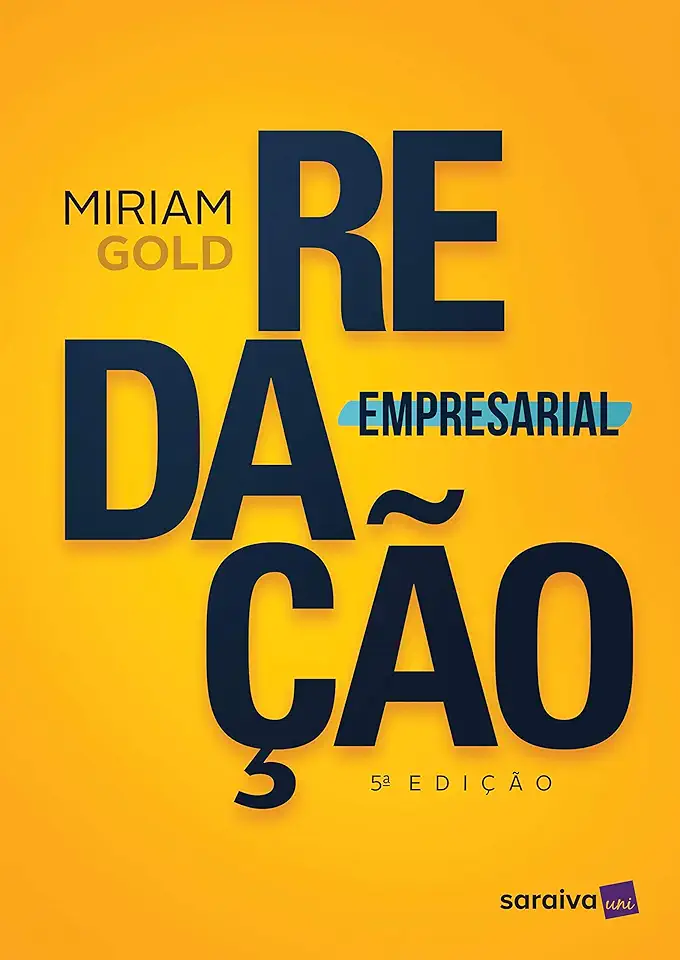 Capa do Livro Redação Empresarial - Miriam Gold