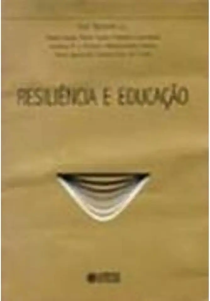 Capa do Livro Resiliência e Educação - José Tavares